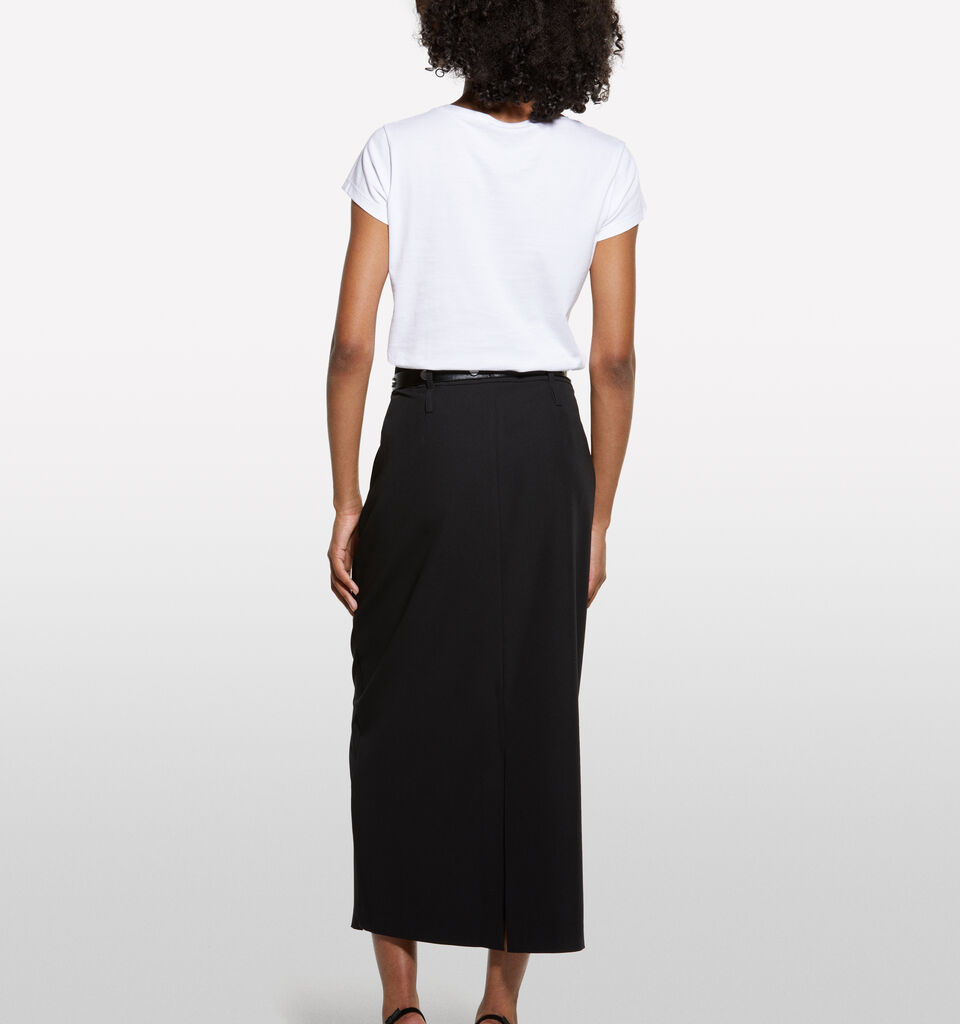 White t-shirt with eye print - women's short sleeve t-shirts - White | Sisley image number 2